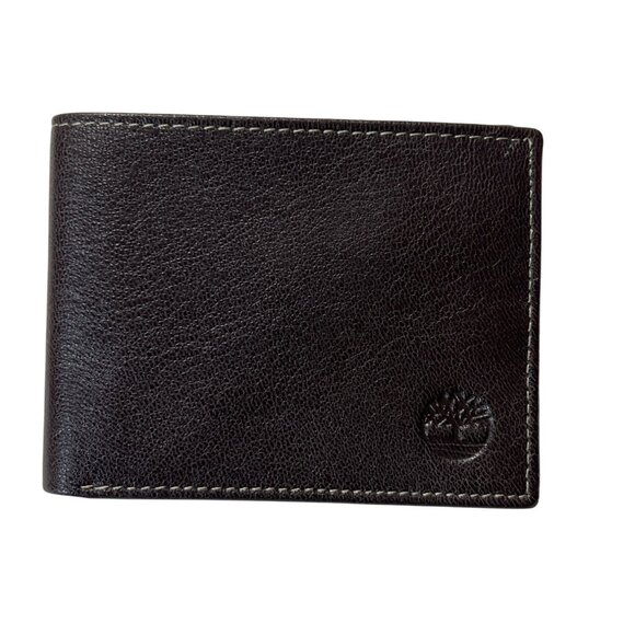 Timberland Genuine Leather Bi-Fold Wallet - Picture 1 of 7